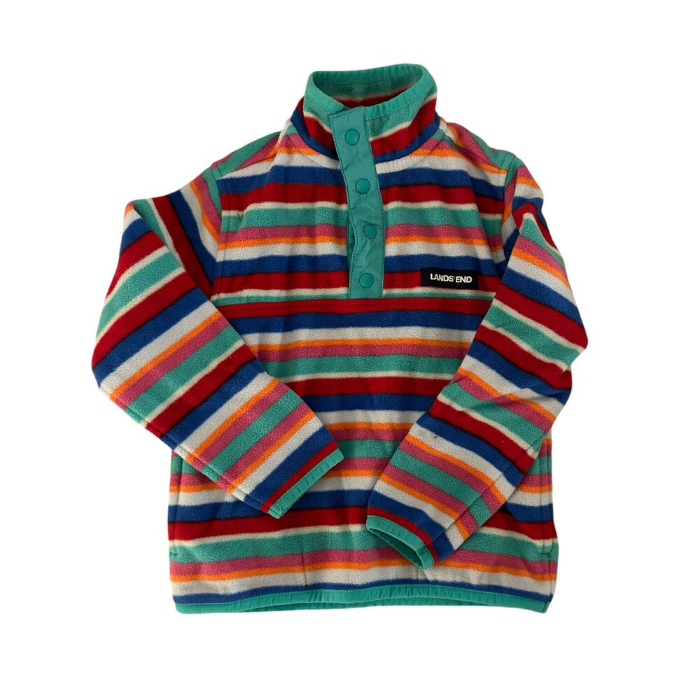 Lands End stripe Fleece size 2